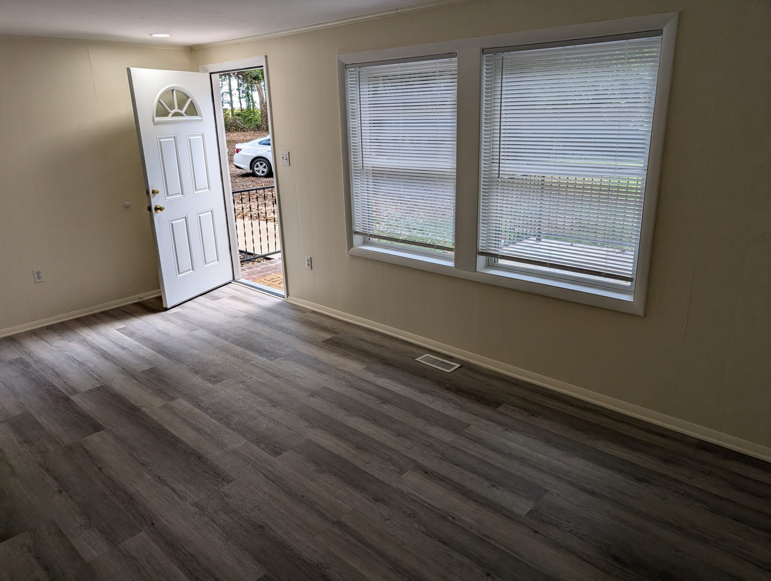 empty entrance to a home