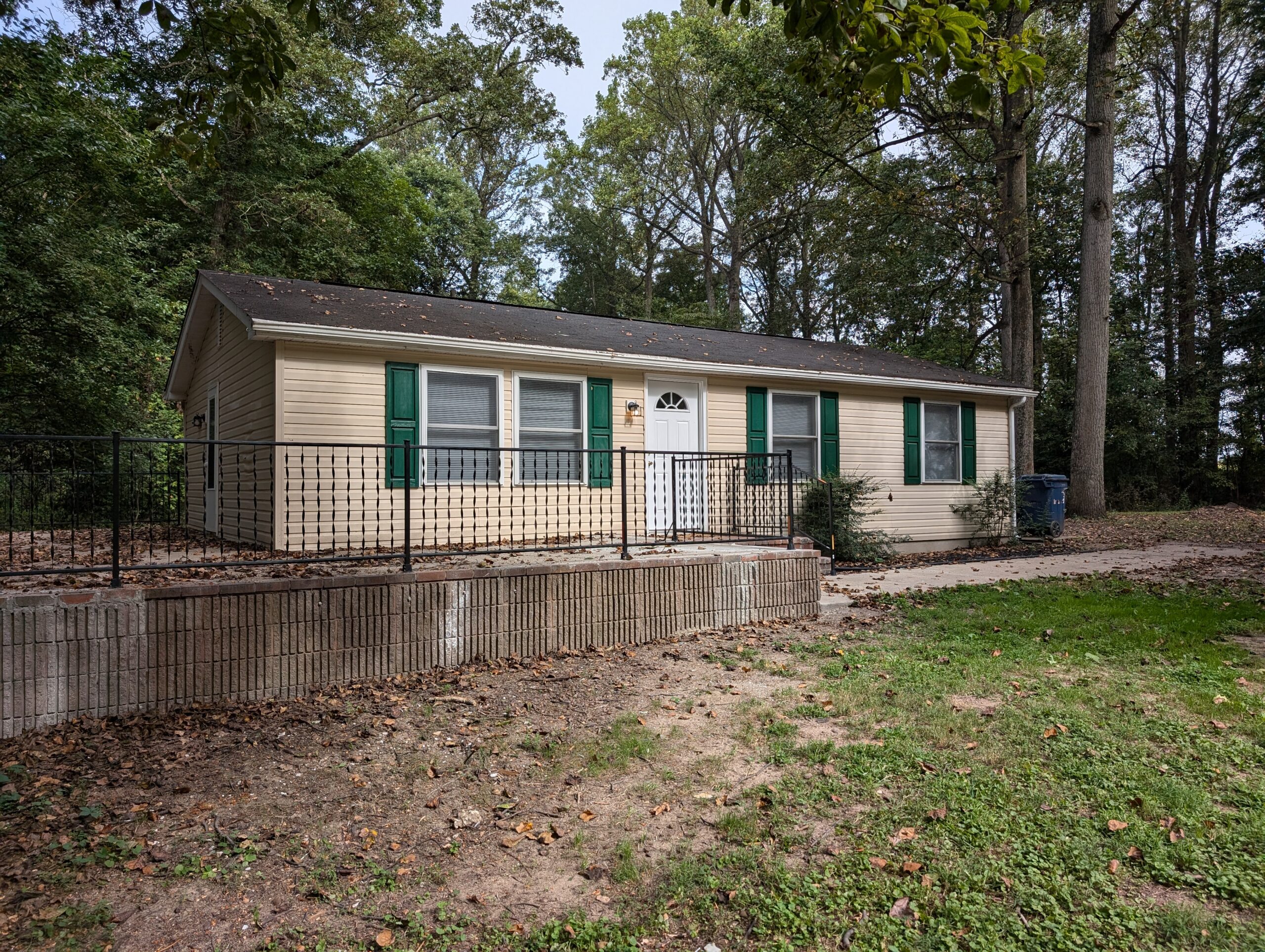 exterior of a rancher home